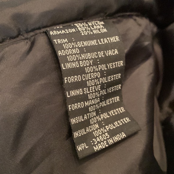 Aberdeen Collection Mens Wool Jacket w/ Leather Collar - Charcoal & Brown - Picture 8 of 8